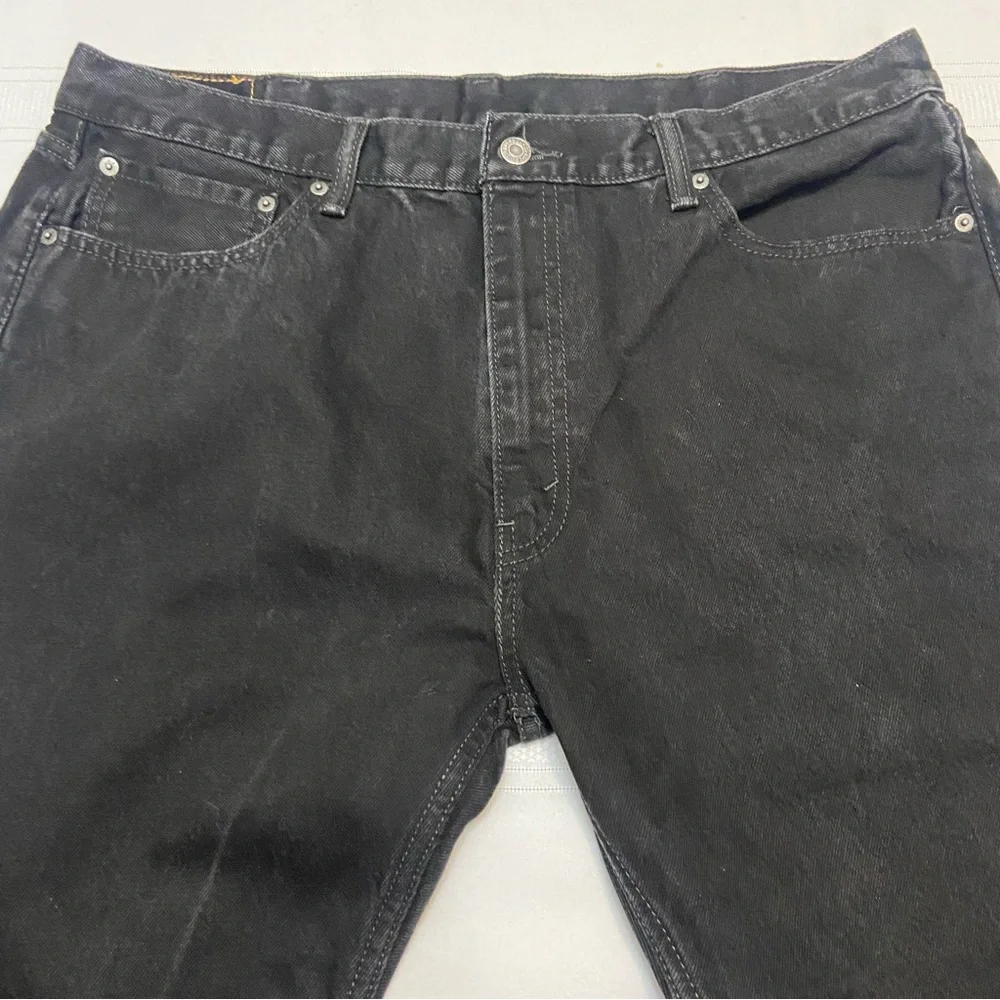 LEVI’S 505 Black Mens Bootcut Jeans EUC Size 40 x 29